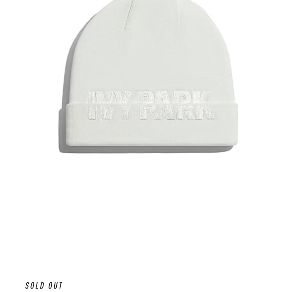 Ivy Park x Adidas Ivy Park White Beanie